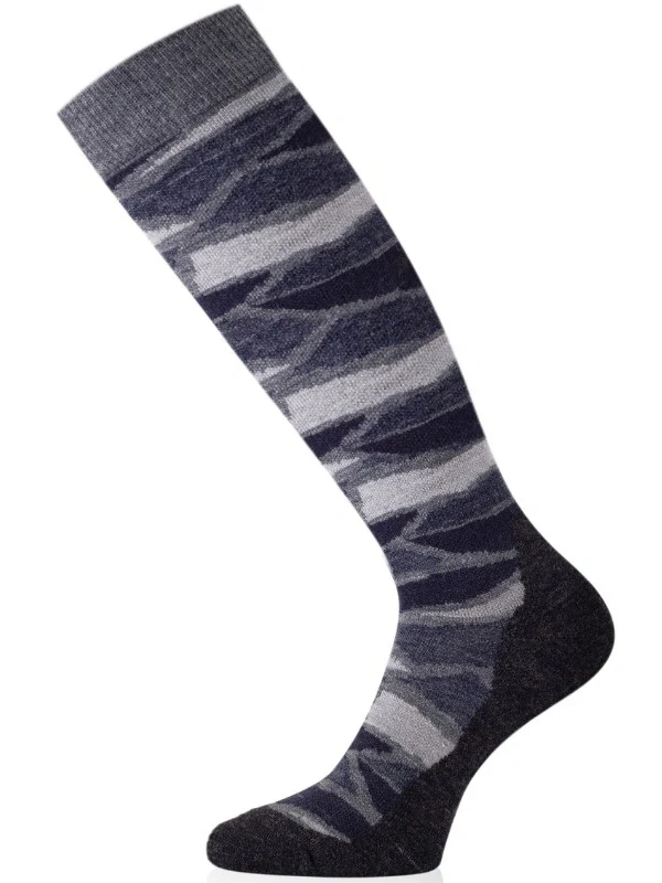 SLJ MERINO LASTING lyžařské podkolenky, šedá