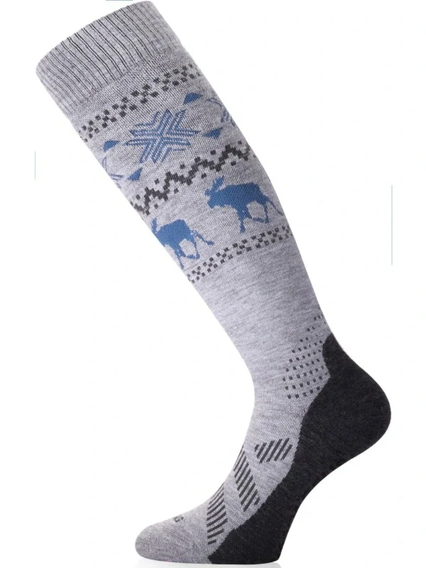 FWW MERINO LASTING lyžařská podkolenka, šedá