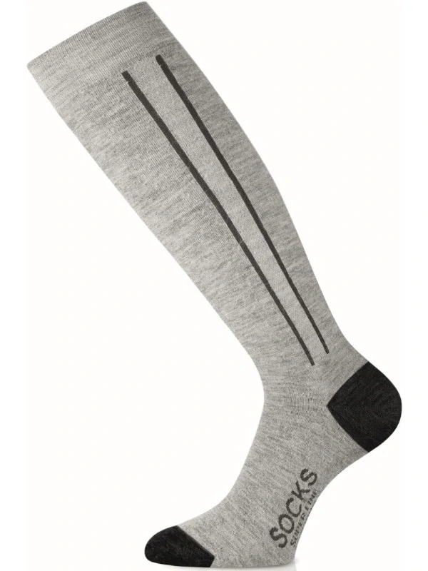FWC MERINO LASTING vlněné lyžařské ponožky, šedá