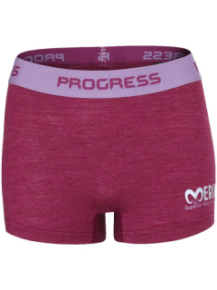 SANNY MERINO dámské merino boxerky, vínový melír