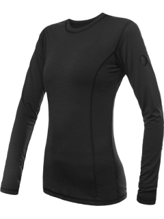 MERINO AIR NEW SENSOR - dámské tričko s dlouhým rukávem, černá