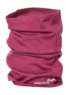 TUBE, uni merino tubulární nákrčník, vínový melír