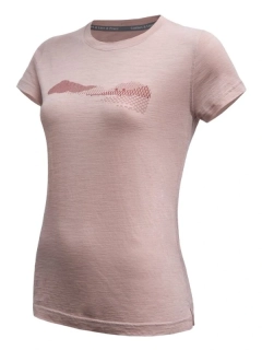 MERINO AIR NEW SENSOR PT HILLS - dámské tričko s krátkým rukávem, dusty pink