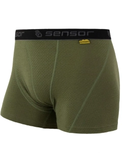 MERINO SENSOR DF - pánské trenky, safari green