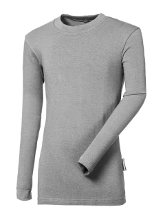 KIDS BAMBOO ORIGINAL LONG tričko z bambusových vláken s dlouhým rukávem, šedý melír