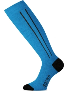 FWC MERINO LASTING vlněné lyžařské ponožky, modrá