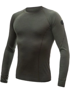 MERINO AIR SENSOR - pánské tričko s dlouhým rukávem, olive green