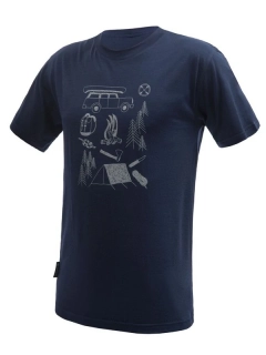 MERINO SENSOR ACTIVE OUTSIDE - pánské triko, krátký rukáv, deeep blue